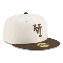Load image into Gallery viewer, New Era 5950 Upsidedown LA Dodgers in Chrome/Walnut
