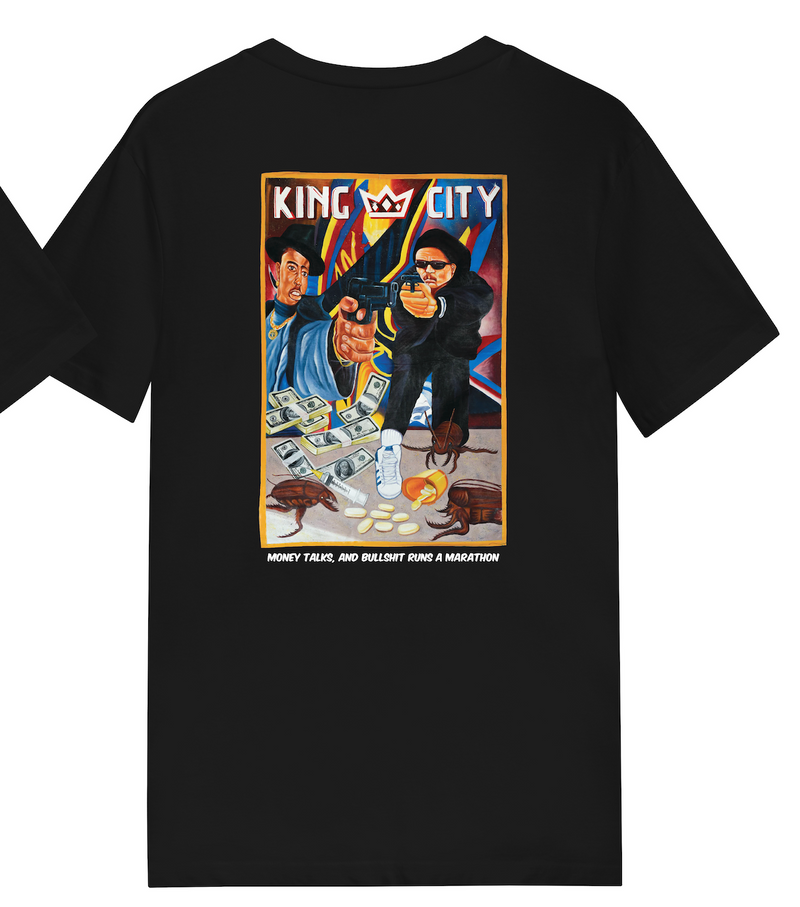 King Skateboards King City Tee in Black