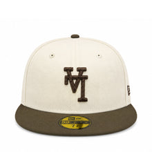 Load image into Gallery viewer, New Era 5950 Upsidedown LA Dodgers in Chrome/Walnut
