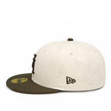 Load image into Gallery viewer, New Era 5950 Upsidedown LA Dodgers in Chrome/Walnut
