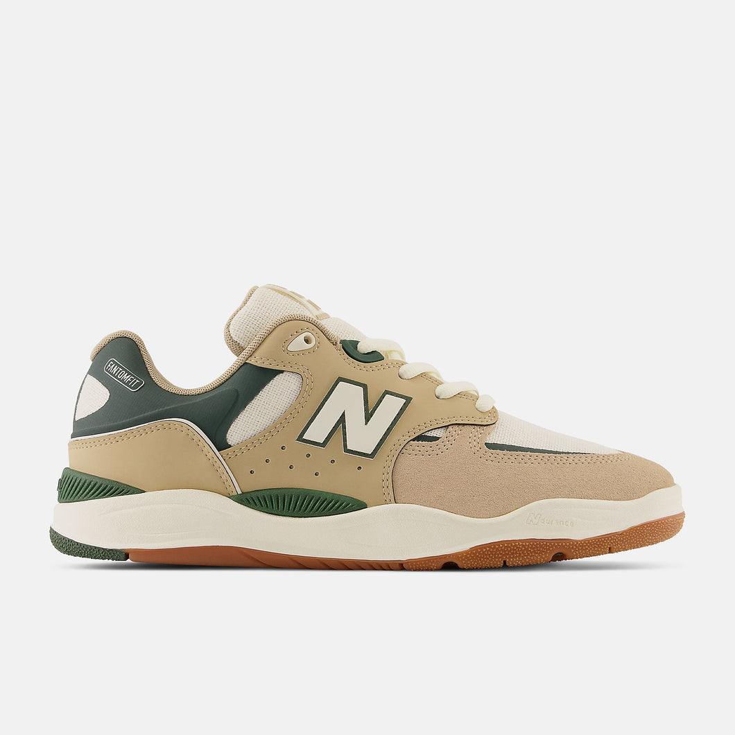 NB Numeric 1010 Tiago Lemos in Tan with Forest Green