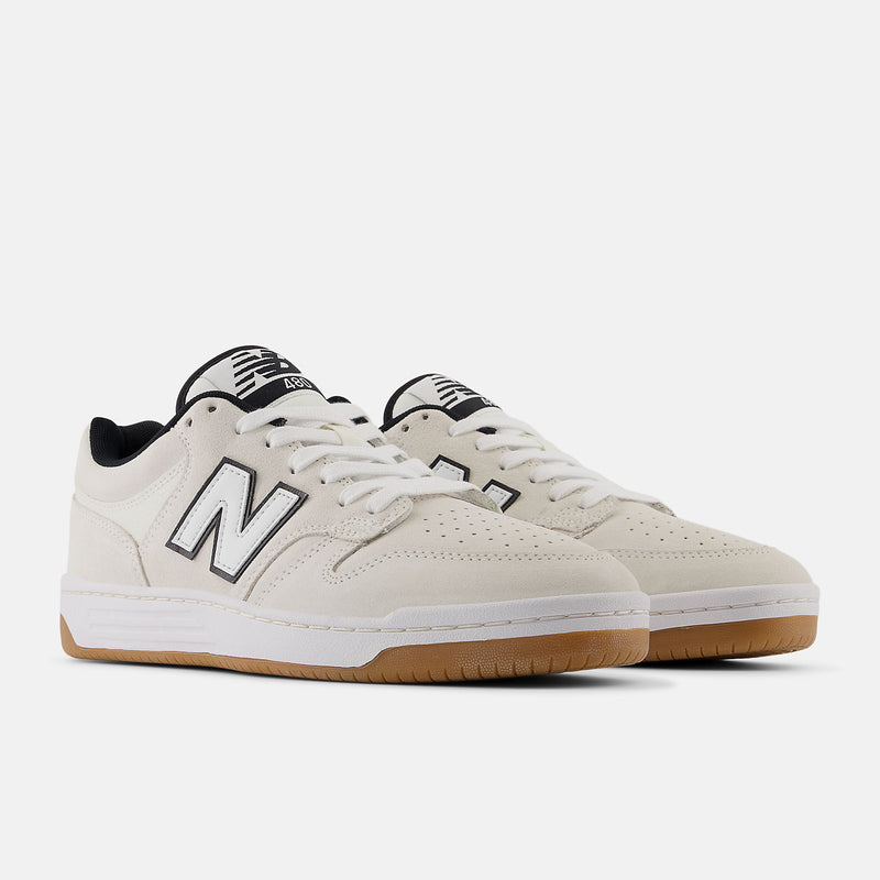 NB Numeric 480 in White with Black