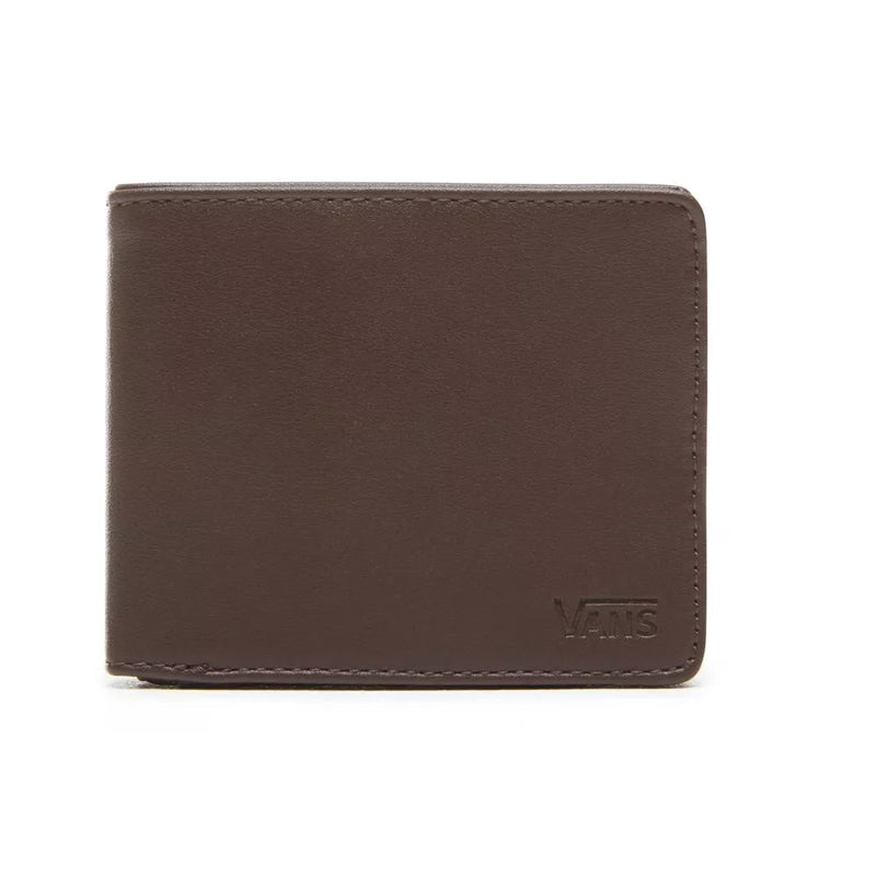 Vans Drop V Bifold Wallet in Dark Brown