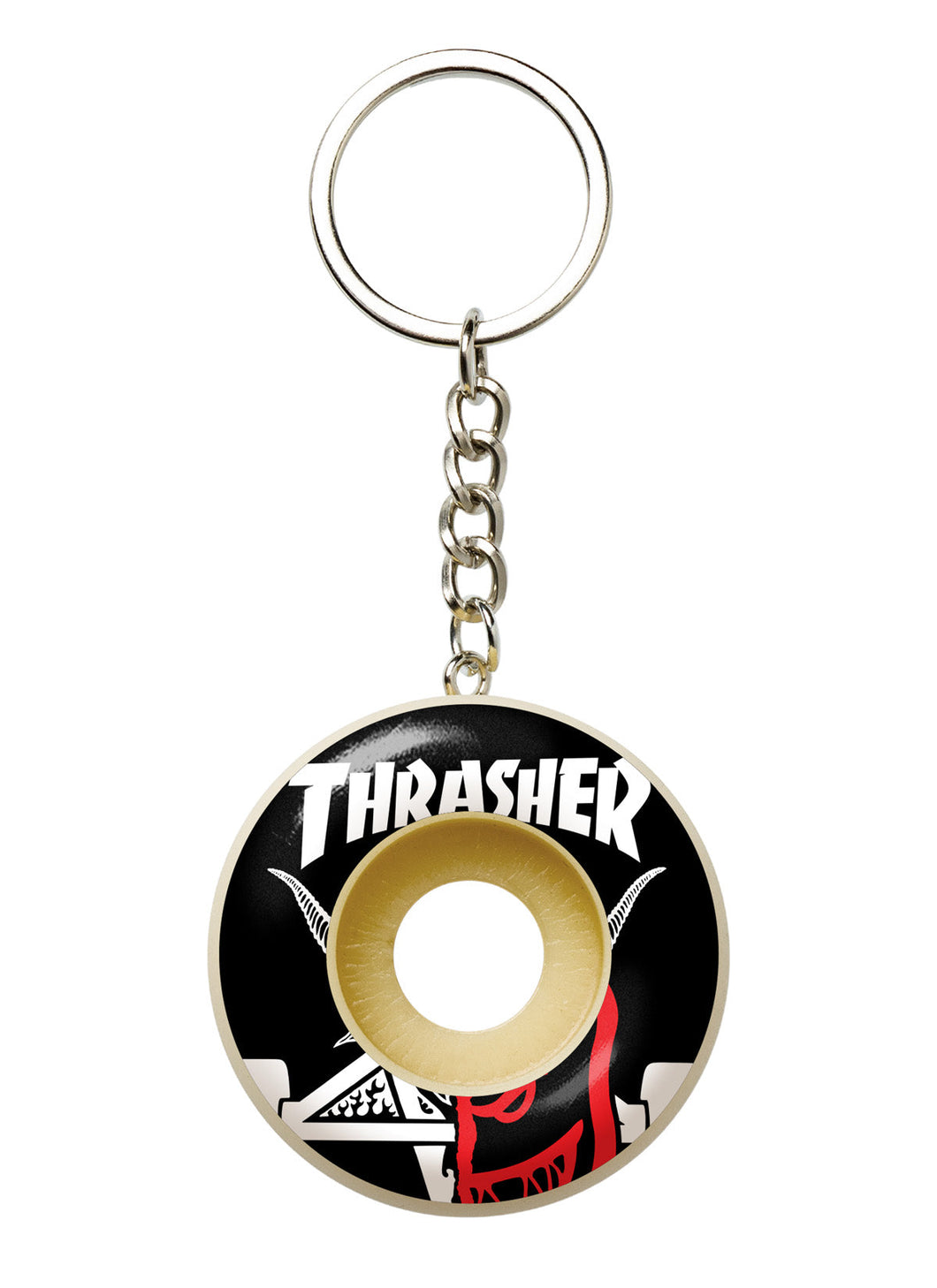 Spitfire x Thrasher Wheel Keychain