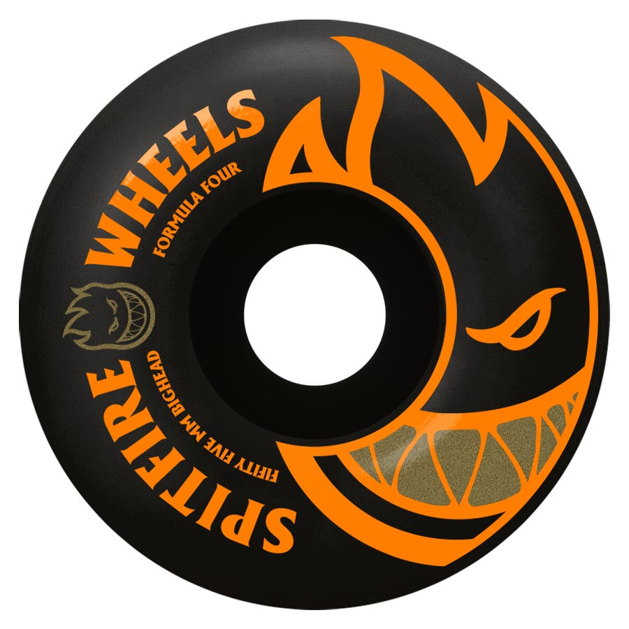 Spitfire F4 Bighead Black/Orange Wheels 99a