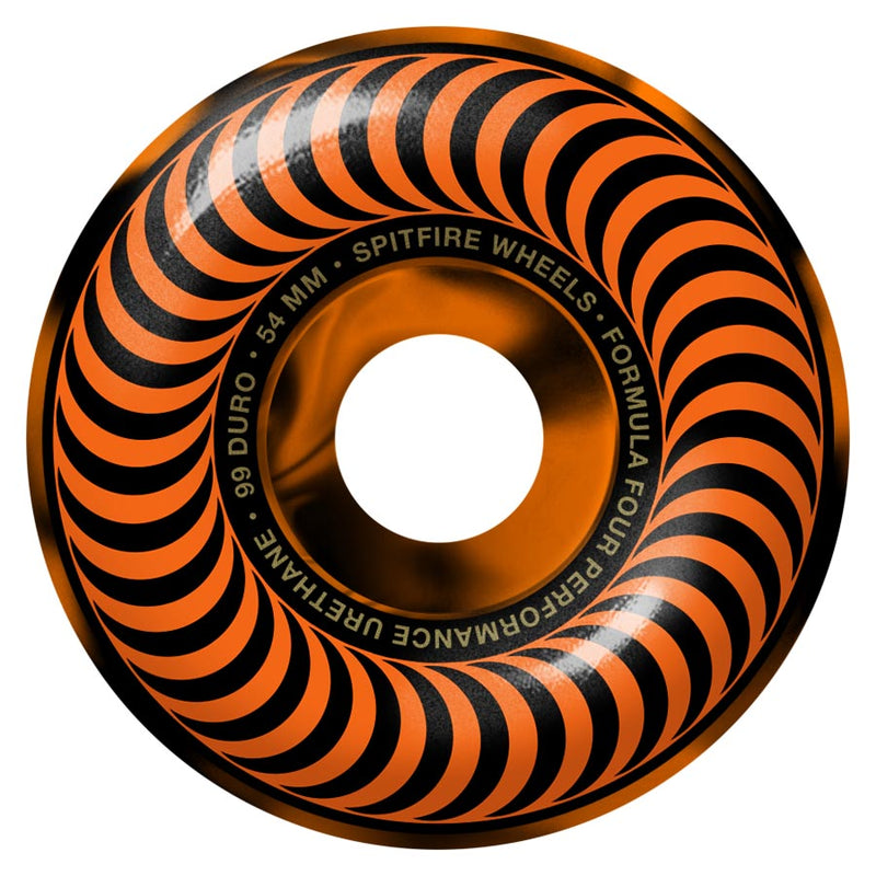 Spitfire F4 Classic Swirl Black/Orange 99a