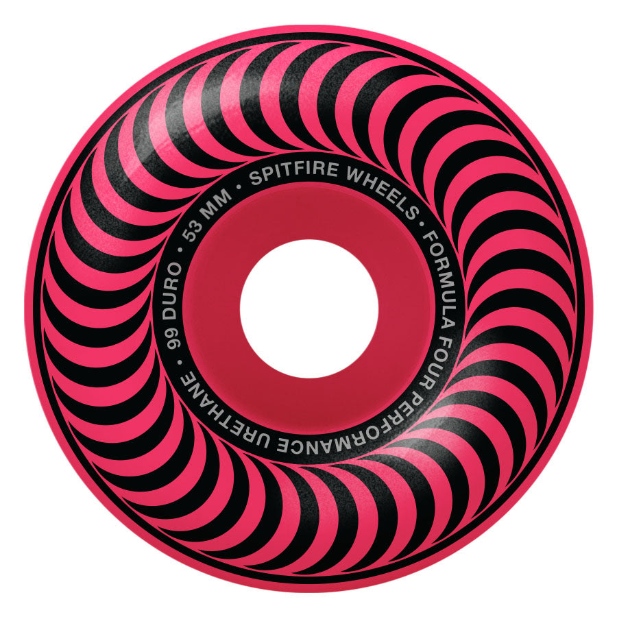 Spitfire F4 Classic Neon Pink 99a 53mm