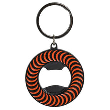 Load image into Gallery viewer, Spitfire Classic Swirl Keychain Bottle Opener in Black/Red
