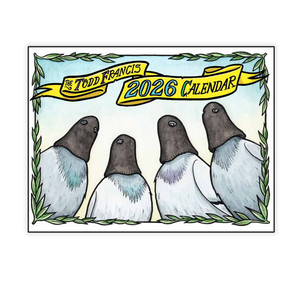 Antihero Todd Francis 2026 Calendar