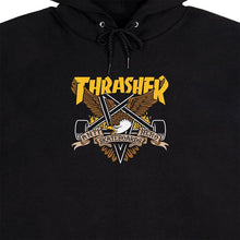 Load image into Gallery viewer, Thrasher x Antihero Eagelgram Hoodie in Black
