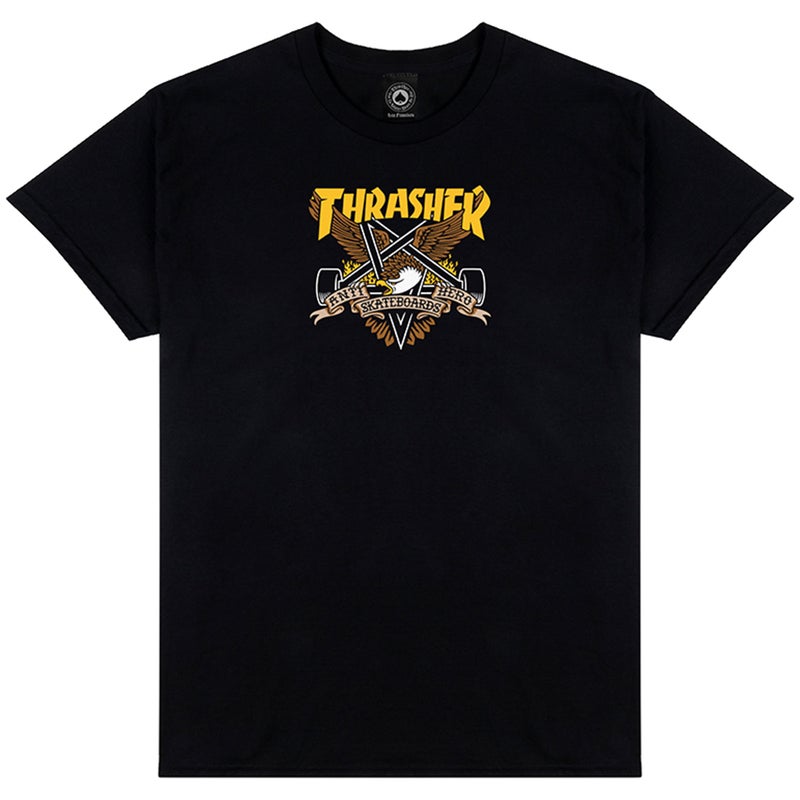 Thrasher x Antihero Eaglegram in Black