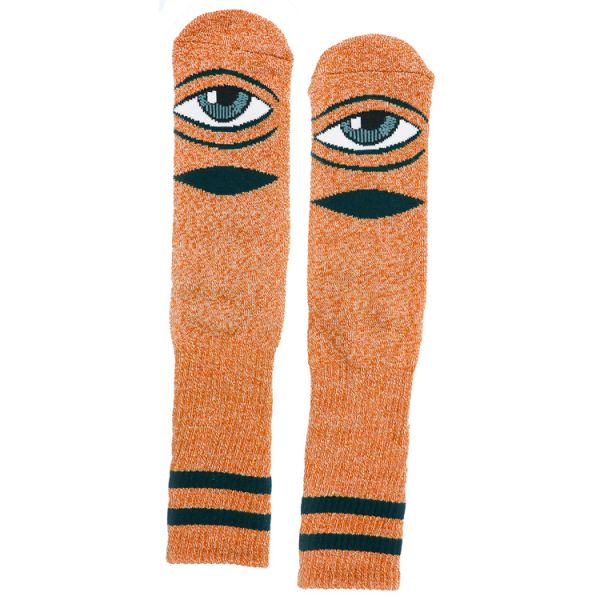 Toy Machine Sect Eye Socks in Heather Orange