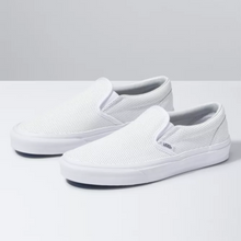 Load image into Gallery viewer, Vans Slip On Perf Leather in White
