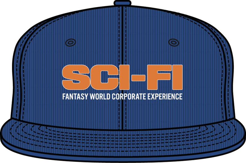 Sci-Fi Fantasy Corporate Experience Hat in Blue