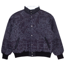 Load image into Gallery viewer, FA Reflective Reversible Varsity Puffer Jacket
