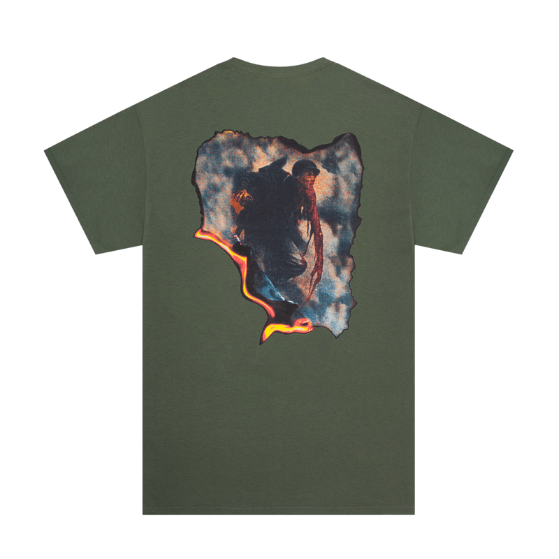 Hockey Luck Tee in Army Green
