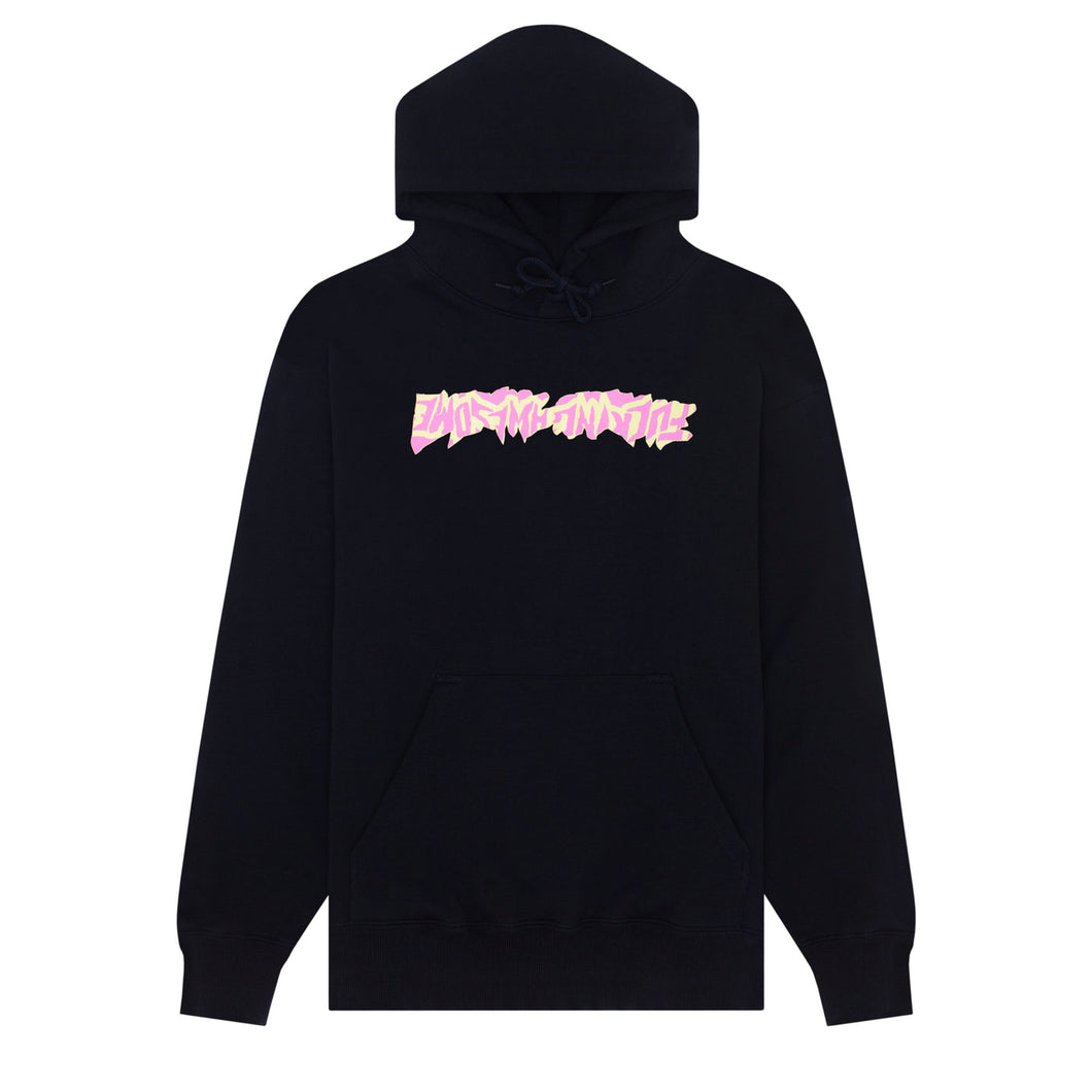 FA Dill Cut Out Logo Hoodie in Black