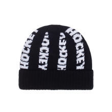Load image into Gallery viewer, Hockey Bob Beanie in Black/White
