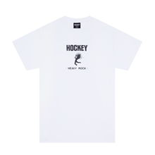 Load image into Gallery viewer, Hockey Heavy Rock Tee in White
