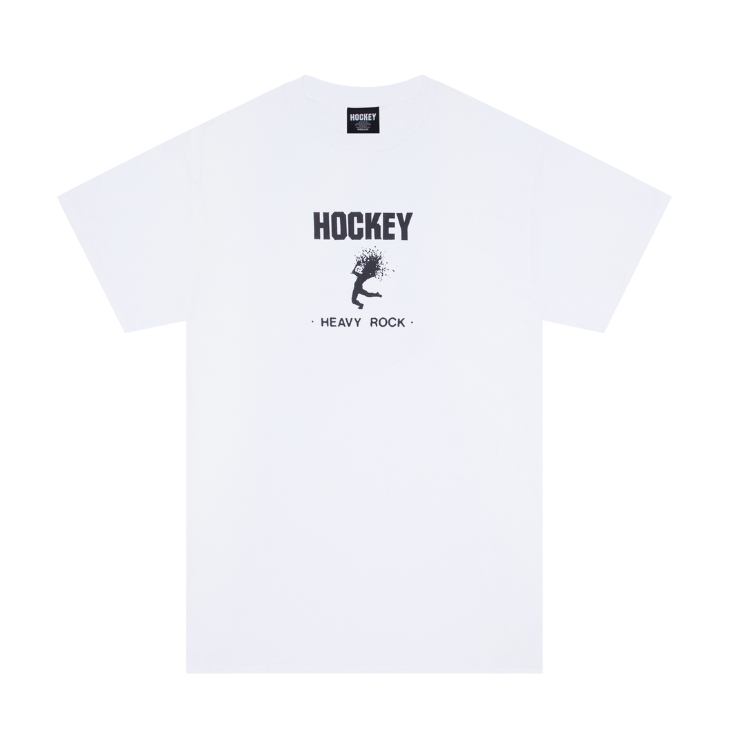 Hockey Heavy Rock Tee in White