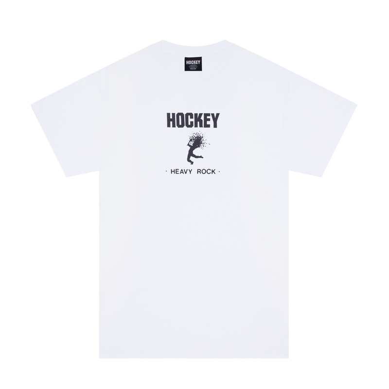 Hockey Heavy Rock Tee in White