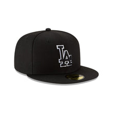 Load image into Gallery viewer, New Era 59Fifty Fitted LA Dodgers Basic Black Outline
