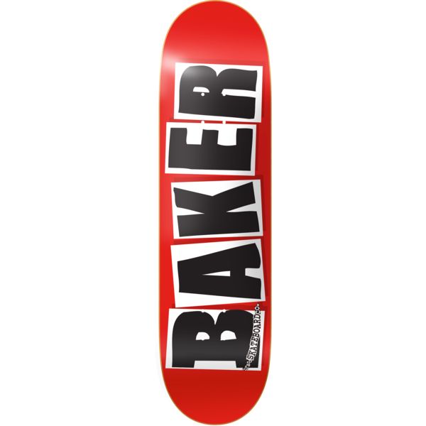 Baker Brand Logo Black/Red Deck