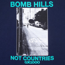 Load image into Gallery viewer, GX1000 Bomb Hills Not Countries Tee in Navy
