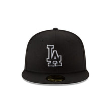 Load image into Gallery viewer, New Era 59Fifty LA Dodgers in Basic Black Outline
