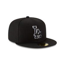 Load image into Gallery viewer, New Era 59Fifty LA Dodgers in Basic Black Outline
