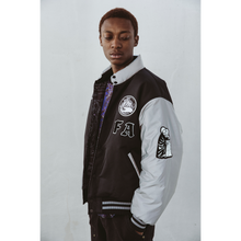 Load image into Gallery viewer, FA Reflective Reversible Varsity Puffer Jacket
