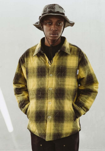 Flannel jacket discount yellow