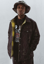 Load image into Gallery viewer, FA Lightweight Reversible Flannel Jacket in Yellow/Black

