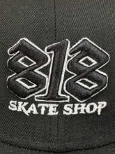 Load image into Gallery viewer, New Era 9Fifty 818 Skate Shop Outline Logo Snapback in Black
