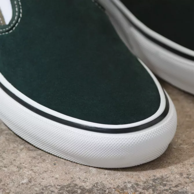 Vans slip on clearance pro on foot