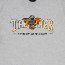 Load image into Gallery viewer, Thrasher Fortune Logo Tee in Grey
