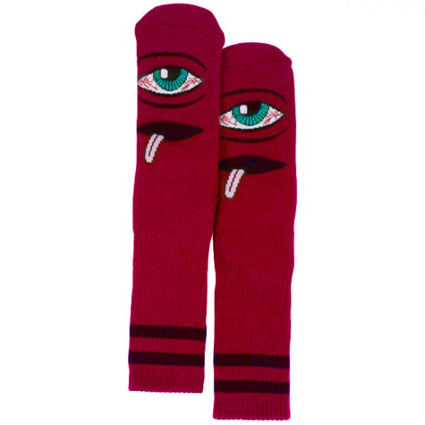 Toy Machine Bloodshot Eye Socks in Red