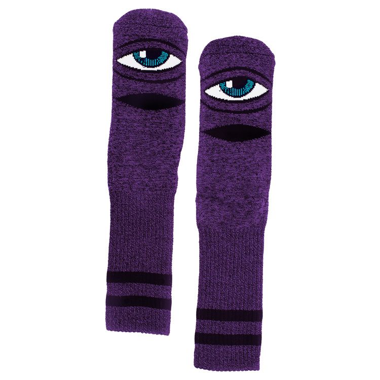 Toy Machine Sect Eye Socks in Heather Purple