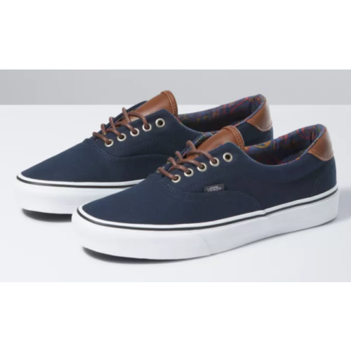 Vans C&L Era 59 in Dress Blue/Acid Denim - 818 Skate