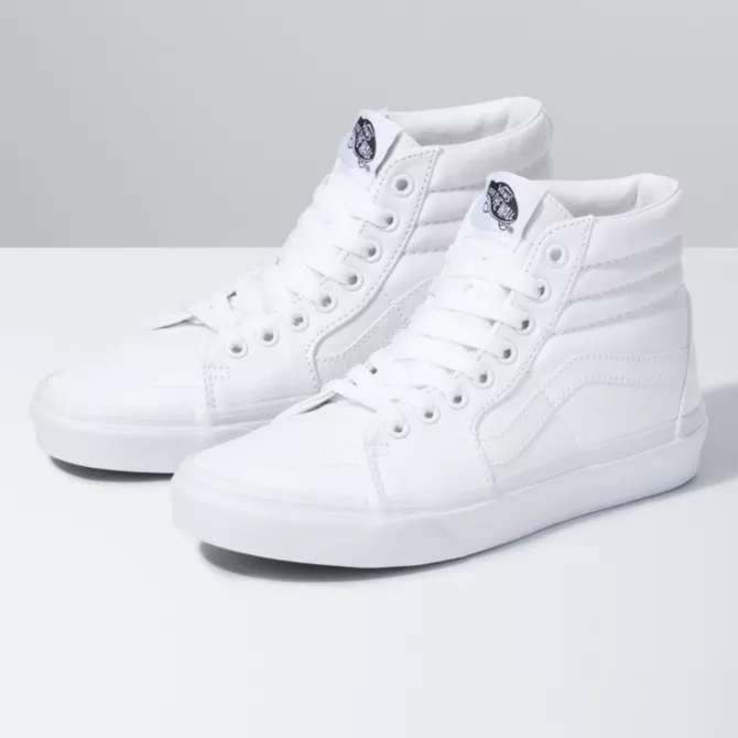 Vans SK8-HI in True White - 818 Skate