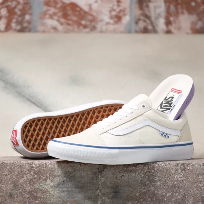 Vans Skate Old Skool in Off-White - 818 Skate