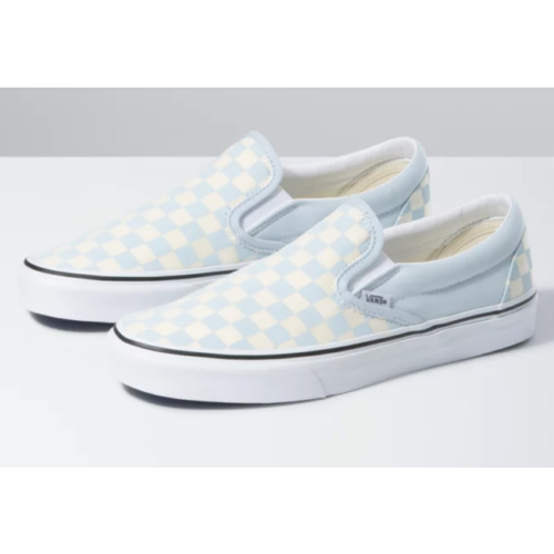 Vans Classic Slip On in Checkerboard Ballad Blue - 818 Skate